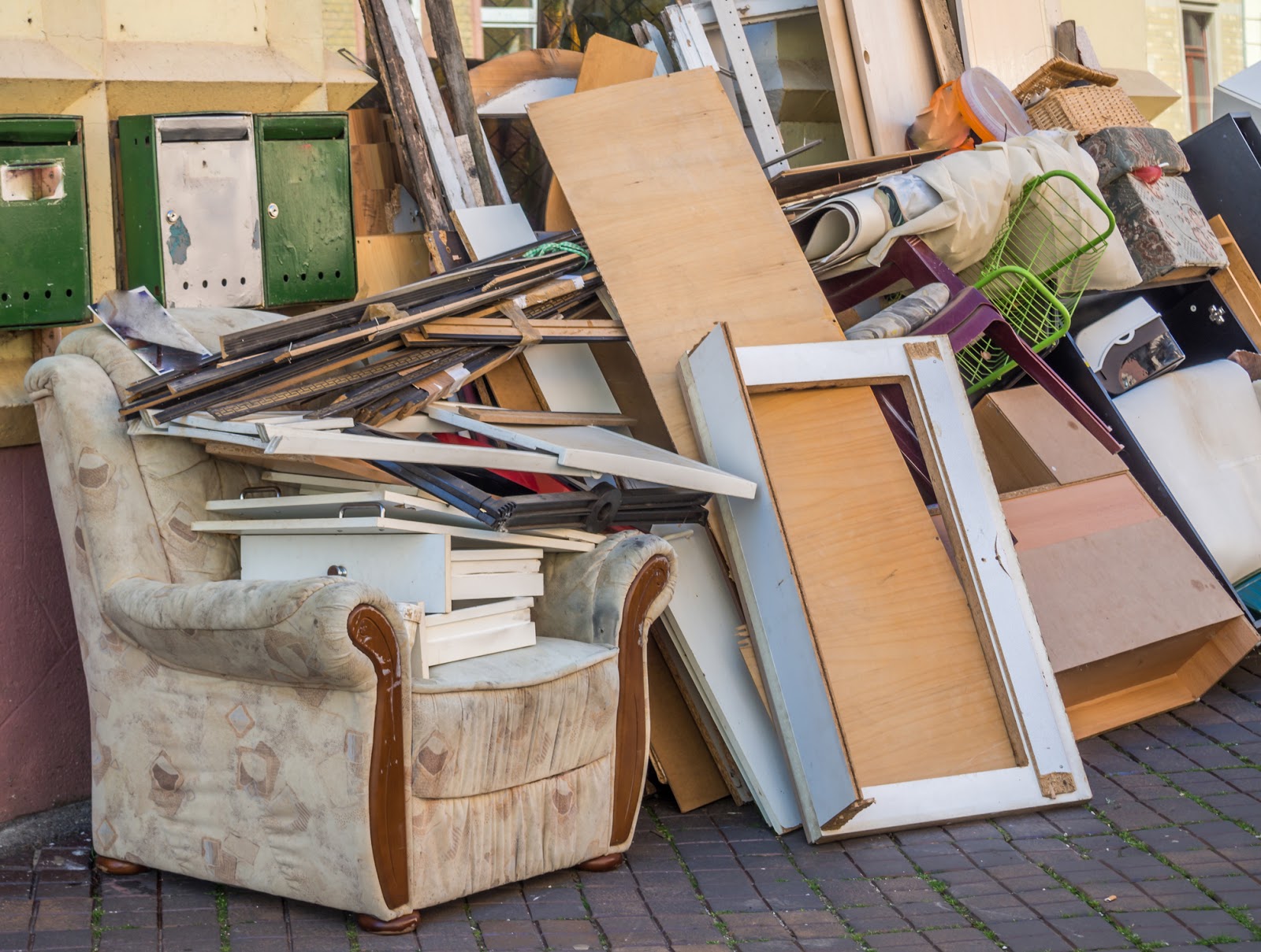 a pile of various items