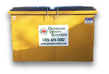 Georgian Waste Services dumpster bin.